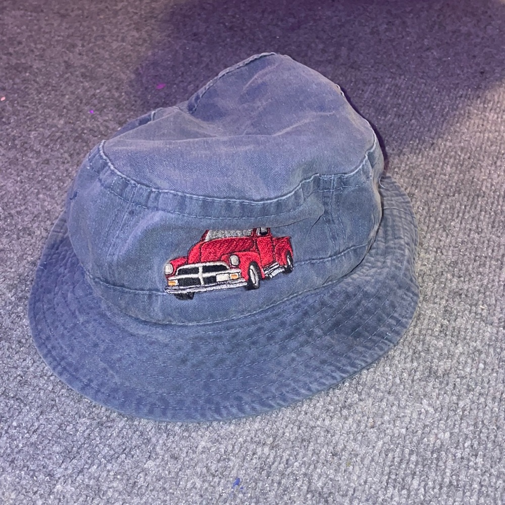 denim bucket hat